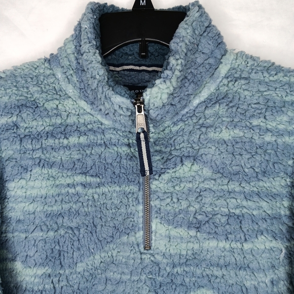 SOUTHERN MARSH Men's Slate & Mint High Mesa Sherpa Pullover Jacket XS - Picture 2 of 11